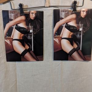 Victoria Secret Nude Lace top thigh high nylon stockings size C